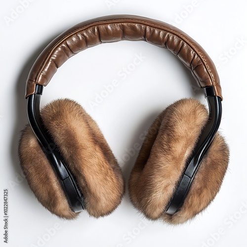 A pair of earmuffs on a white background.