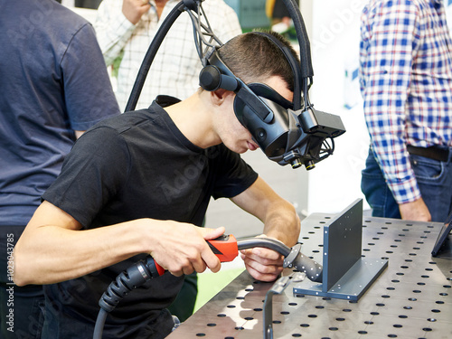 Welding machine simulator