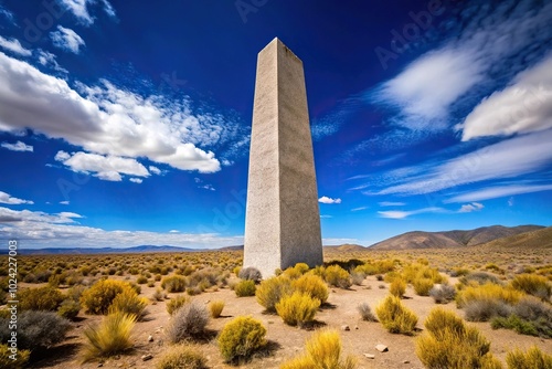 Tribute monolith sculpture in Chubut province, Welsh settlers monument