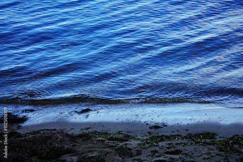 Czysta woda w Bałtyku i plaża