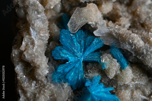 A rare blue mineral naturally found in India