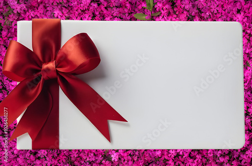 gift card with ribbon, need 49 keywords without numbering and separating with commas