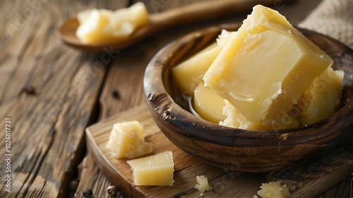 Tallow also known as beef dripping is a reduced animal fat that is frequently used in cooking