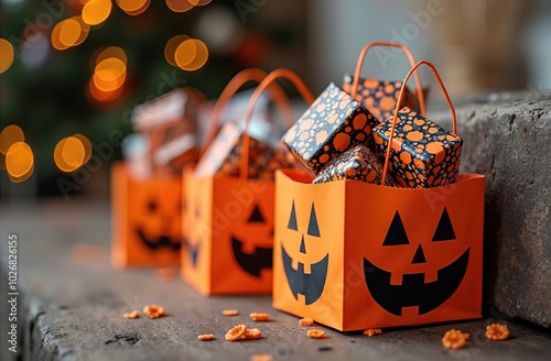 Halloween trick or treat bags