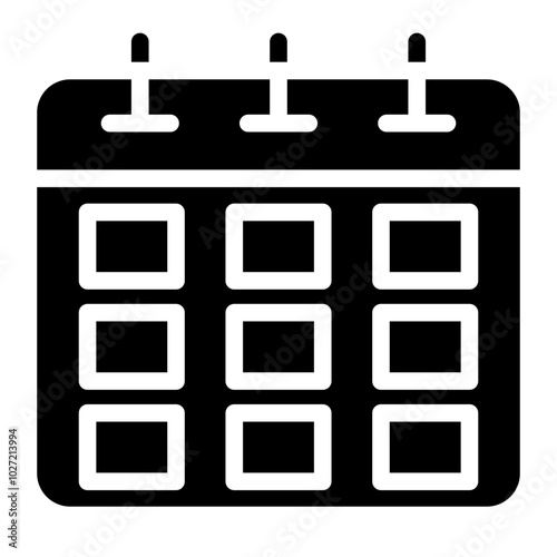 IPO Calendar Vector Design Icon Style