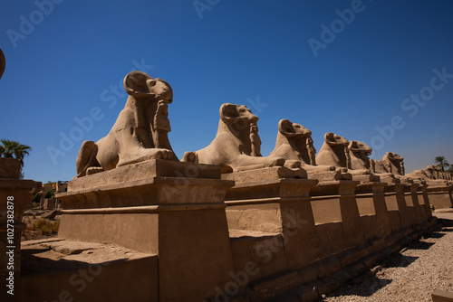 Karnak świątynia, Karnak, Luxor, Egypt.