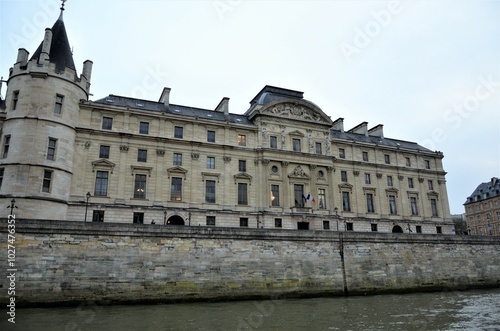 Paris, France 03.26.2017: La Conciergerie, former prison transformed into courts