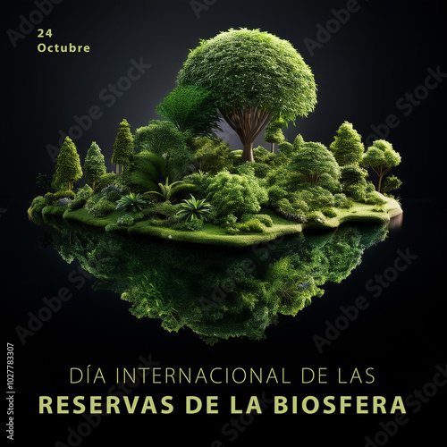 Una isla vegetal de naturaleza 24 de octubre Dia internacional de las reservas de la biosfera 