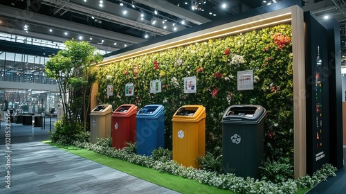 Innovative smart waste management system display