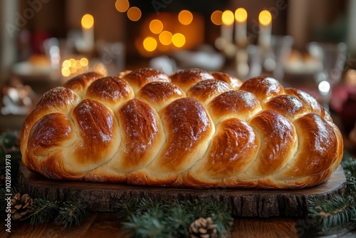 Jewish Shabbat ritual with challah bread