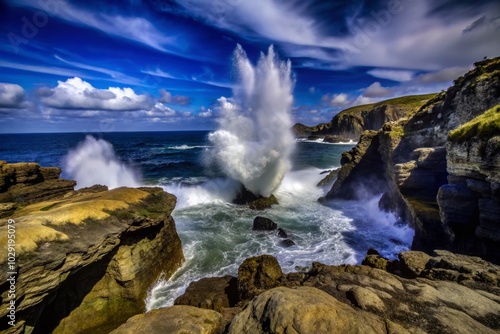 Stunning Blowholes of Bufones de Pria in Asturia, Spain - Natural Ocean Wonders