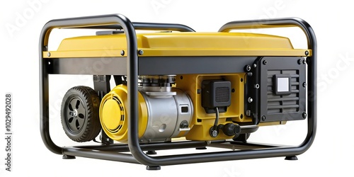 Portable gasoline generator with autonomous energy source, additional energy, asymmetrical design