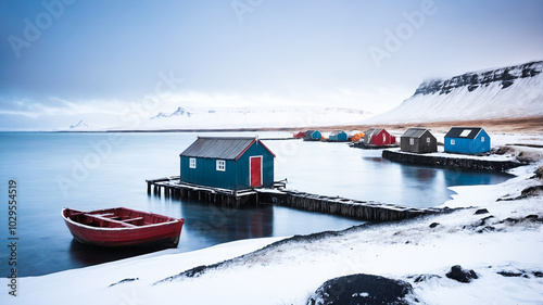 colored fishing lodges in the far north