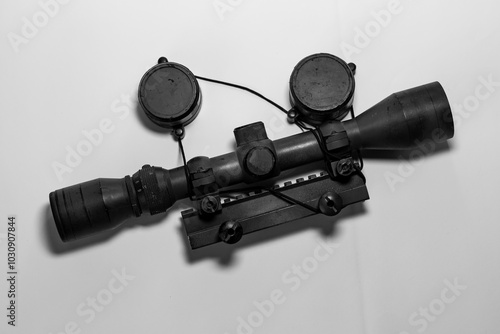 An optical sight for weapons to improve the accuracy of shooting, a device with a mount and optical lenses.