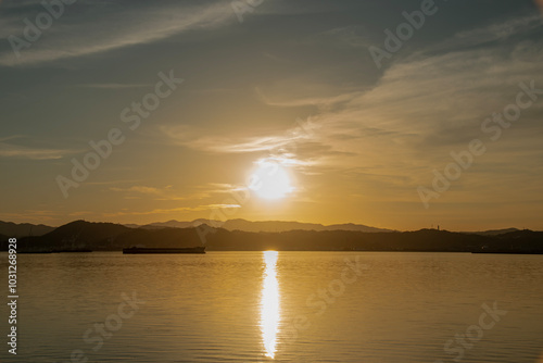 夕暮れ 空 風景 景色 太陽