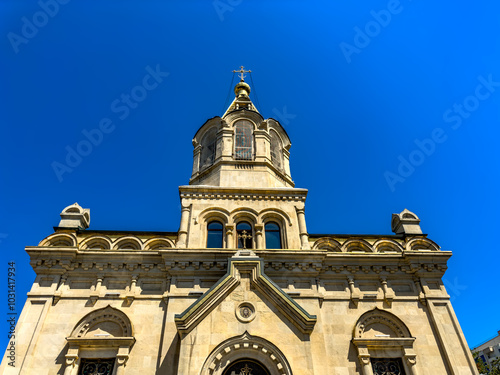 The Holy Myrrh Bearer Women Cathedral built in 1909 in Baku, capital of Azerbaijan.