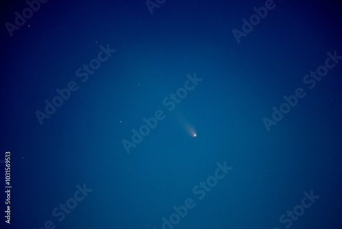 comet, Tsuchinshan-ATLAS, Tsuchinshan, ATLAS, C/2023, A3, 2024, October, observation, telescope, darkening sky, view, comet head, magnitude, tail, telescope, detail