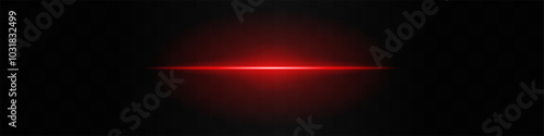 Red light beam. A sharp horizontal purple beam with a bright center, fading into darkness on both sides. Ideal for sci-fi designs, light transitions, or futuristic effects.