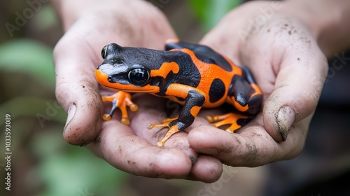 Wildlife conservation teams around the world preserve amphibian species and ecosystems