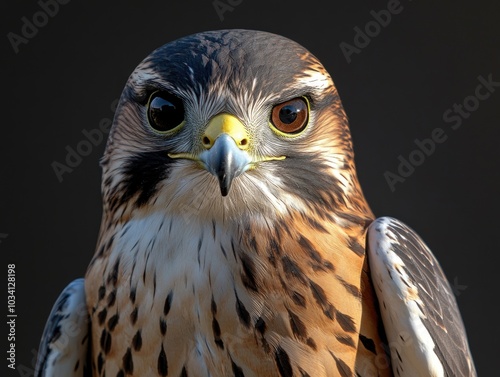 Bird of prey close-up