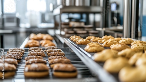 Professional kitchen equipment used for industrial cookie baking