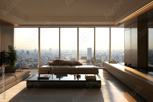 Opulent Penthouse: The Epitome of Urban Privileges Reflecting Wealth and Elegance