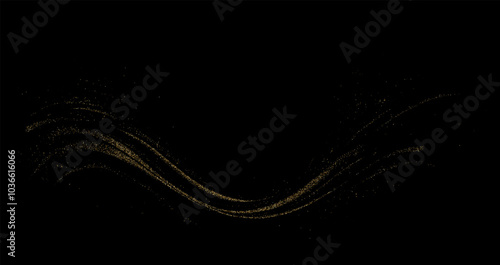 Abstract shiny gold glitter design element. For New Year, Merry Christmas greeting card design