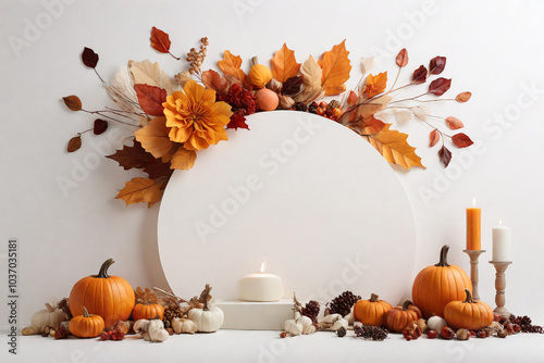 World Thanksgiving Day Theme on White Background – Embracing the Spirit of Thankfulness.