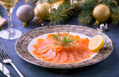 tranches de saumon gravlax fait maison 