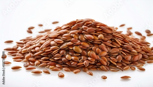 flaxseed nuts seed isolated on white background graphic resource for gourmet advertising menu design website banners packaging and social media campaigns