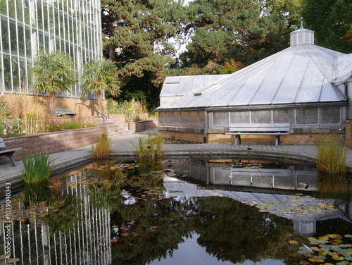 Tropenhaus im Botansichen Garten in Halle an der Saaele