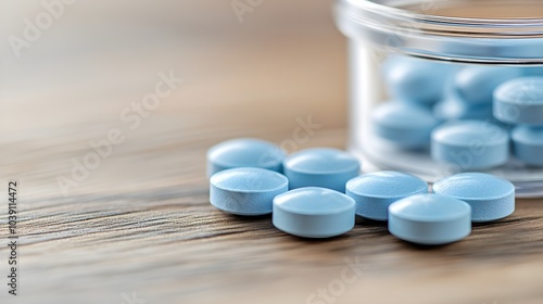 Tablets and medication for Phentermine and atrial fibrillation, symbolizing daily healthcare management and effective treatment strategies