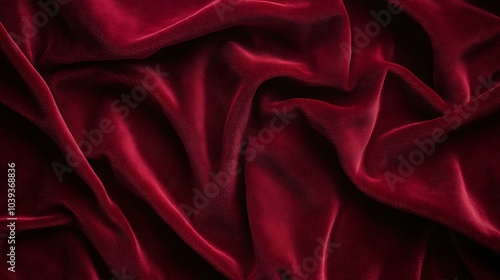 A rich, dark red background with a velvety texture, giving a luxurious and dramatic feel