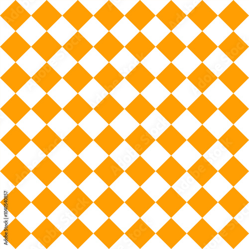 Seamless pattern of rhombuses orange halloween