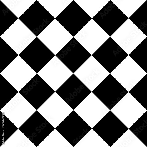 Basic Geometric Pattern seamless continuous repeated tile pattern design, Print design, polka dot, gingham, check, chevrons, argyle, houndstooth, stripes in black and white