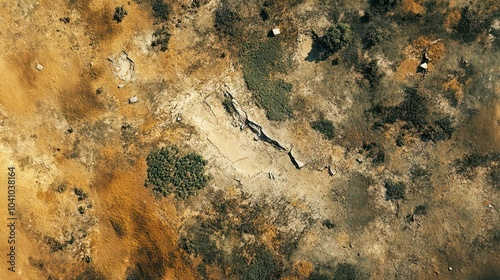 Satellite imagery in archaeology, offering a bird eye view of forgotten landscapes and historical landmarks.