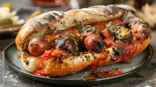 With its disgusting and rotten state, this hot dog is a prime example of a cooking failure.