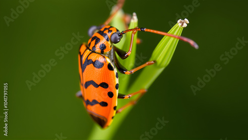 Shield Bug (Graphosoma Lineatum) Mating Close Up