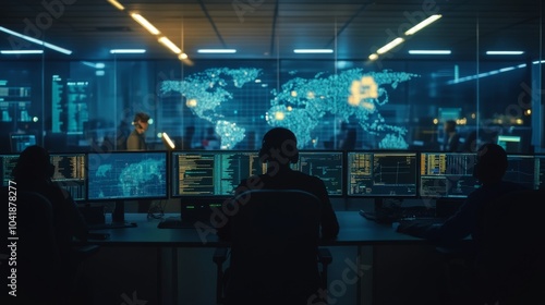 High-Tech Control Room Facilitates Cybersecurity Training