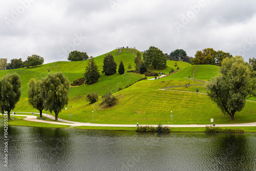 The Olympiapark in Munich, Germany, is an Olympic Park which was constructed for the 1972 Summer Olympics