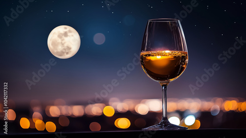 night with wine