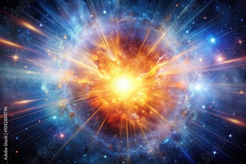 explosive creation of the universe