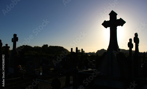 cimetière, croix