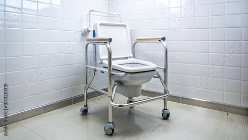 Rehabilitation toilet chair for postoperative recovery