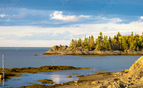 A wilderness paradise on the southern coast of the Gulf of St. Lawrence, Bic National Park (parc national du bic), Quebec, Canada