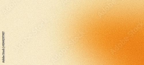 Orange beige grainy gradient background, noise texture abstract banner, poster header wallpaper backdrop design copy space