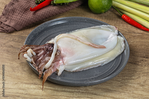 Raw fresh cuttlefish for cooking