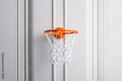 Mini Basketball Hoop on White Wall Kids Room Decor Sport Equipment Indoor Game