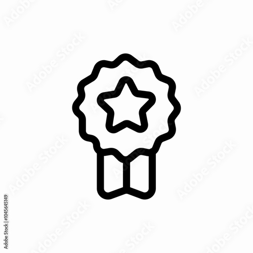 medal detailed icon sign vector