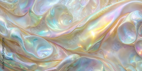 Smooth and luminous mother of pearl background with soft, iridescent colors , mother of pearl, smooth, luminous, iridescent